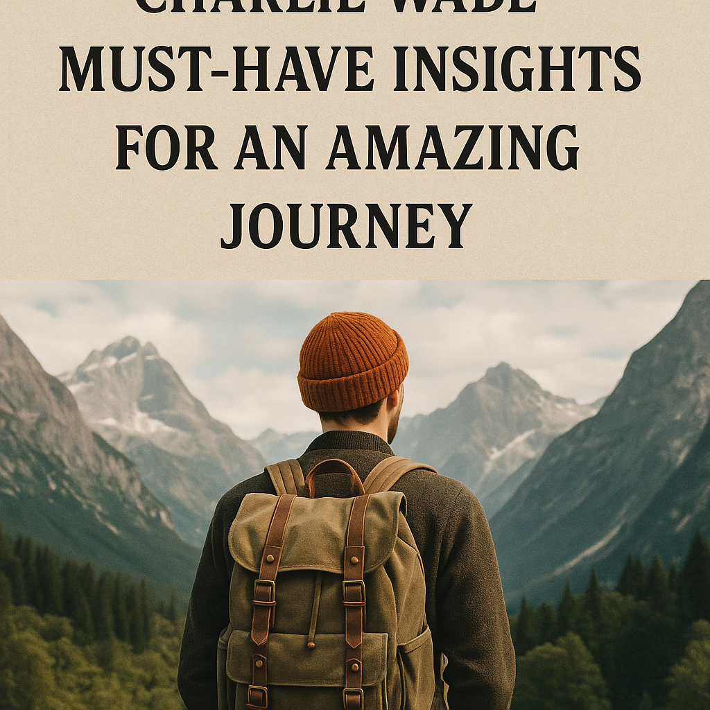 Illustration of Charlie Wade: Must-Have Insights for an Amazing Journey